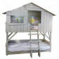 Lit cabane double|Lit Adulte|Meuble et objet