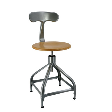 Chaise bois et métal réglable Dactylo 45-60|Chaise|Meuble et objet