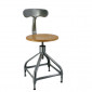 Chaise bois et métal réglable Dactylo 45-60|Chaise|Meuble et objet