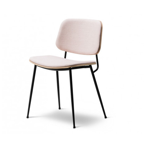 Chaise Søborg, pieds métal, entièrement tapissée|Chaise|Meuble et objet