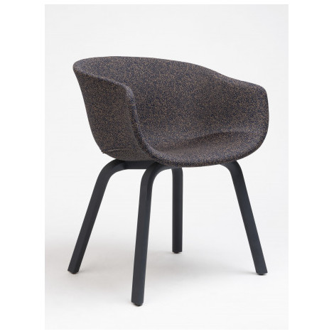Chaise Bai pieds bois coque tapissée|Chaise|Meuble et objet