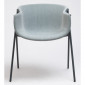 Chaise Bai pieds acier coque tapissée|Chaise|Meuble et objet