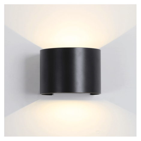 Applique murale LED étanche noire IP65 - Cosmic|Appliques murales|Kosilum