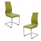 Lot 2 chaises originales Vert anis - PEPS|Chaise|Meuble et moi