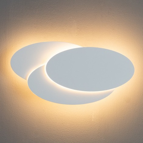 Applique LED ronde blanche - Triple Lunar|Appliques murales|Kosilum Applique LED ronde blanche - Triple Lunar|Appliques murales|Kosilum
