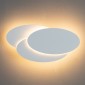 Applique LED ronde blanche - Triple Lunar|Appliques murales|Kosilum Applique LED ronde blanche - Triple Lunar|Appliques murales|Kosilum