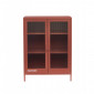 Buffet PANTONE terracotta portes en verre cannelé|Buffet|Baita Home