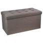 Banquette Pliable "Lysandre" 76cm Gris|Banquettes / Bancs / Poufs|Paris Prix