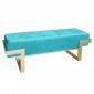 Banquette Design en Velours "Zongo" 140cm Menthe|Banquettes / Bancs / Poufs|Paris Prix