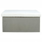 Banc & Coffre de Rangement "Léo" 77cm Gris|Banquettes / Bancs / Poufs|Paris Prix