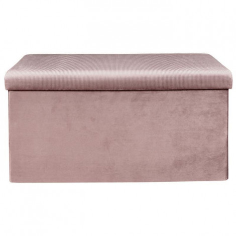 Banc & Coffre de Rangement "Giulia" 77cm Rose|Banquettes / Bancs / Poufs|Paris Prix