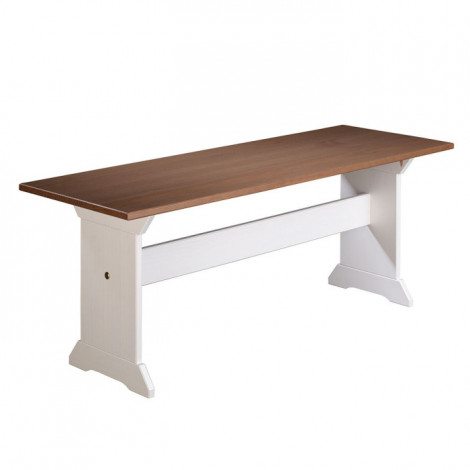 Banc Design en Bois "Terland" 110cm Blanc|Banquettes / Bancs / Poufs|Paris Prix