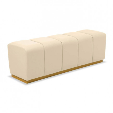 Banquette Design "Eliot" 140cm Beige|Banquettes / Bancs / Poufs|Paris Prix