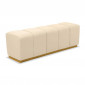 Banquette Design "Eliot" 140cm Beige|Banquettes / Bancs / Poufs|Paris Prix