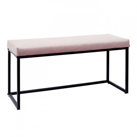 Banc Design "Giulia" 100cm Rose|Banquettes / Bancs / Poufs|Paris Prix