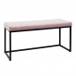 Banc Design "Giulia" 100cm Rose|Banquettes / Bancs / Poufs|Paris Prix