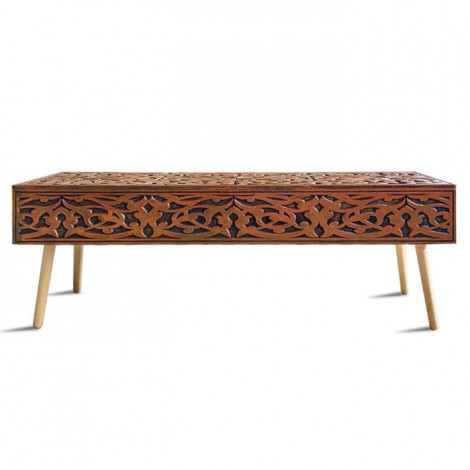 Banc 2 Tiroirs Design "Jodipa" 140cm Cuivre|Banquettes / Bancs / Poufs|Paris Prix