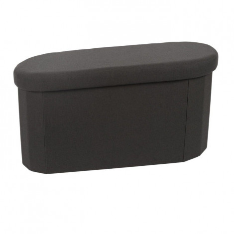 Banc Coffre Pliable "Pills" 76cm Noir|Banquettes / Bancs / Poufs|Paris Prix