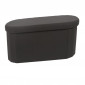 Banc Coffre Pliable "Pills" 76cm Noir|Banquettes / Bancs / Poufs|Paris Prix