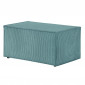 Banquette en Velours Côtelé "Mollie" 90cm Bleu Clair|Banquettes / Bancs / Poufs|Paris Prix