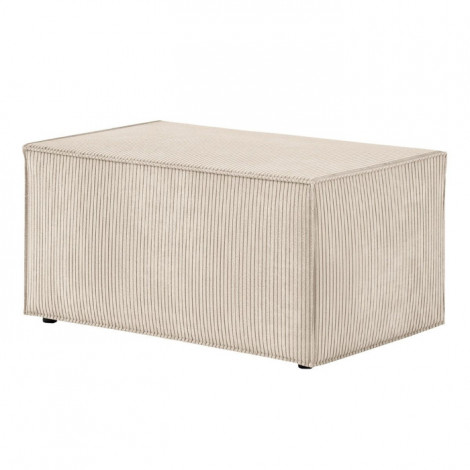 Banquette en Velours Côtelé "Mollie" 90cm Beige|Banquettes / Bancs / Poufs|Paris Prix