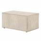 Banquette en Velours Côtelé "Mollie" 90cm Beige|Banquettes / Bancs / Poufs|Paris Prix