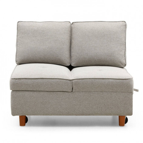 Banquette 2 places convertible "Théo" 107cm Beige|Canape|Paris Prix