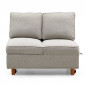 Banquette 2 places convertible "Théo" 107cm Beige|Canape|Paris Prix