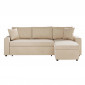 Canapé d'Angle Convertible "Zema" 227cm Beige|Canape|Paris Prix