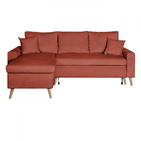 Canapé d'Angle Réversible Convertible "Koli" 227cm Brique|Canape|Paris Prix