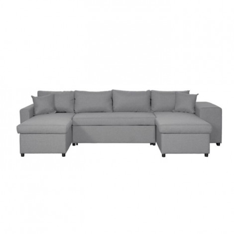 Canapé Panoramique Convertible "Coval" 311cm Gris Clair|Canape|Paris Prix