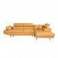 Canapé d'Angle Droit Convertible "Noma" 271cm Ocre|Canape|Paris Prix