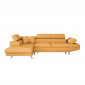Canapé d'Angle Gauche Convertible "Noma" 271cm Ocre|Canape|Paris Prix