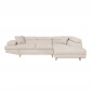Canapé d'Angle Droit Convertible "Tean" 271cm Beige|Canape|Paris Prix