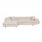 Canapé d'Angle Gauche Convertible "Tean" 271cm Beige|Canape|Paris Prix