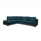 Canapé d'Angle Gauche "Byzance" 303cm Bleu Pétrole|Canape|Paris Prix