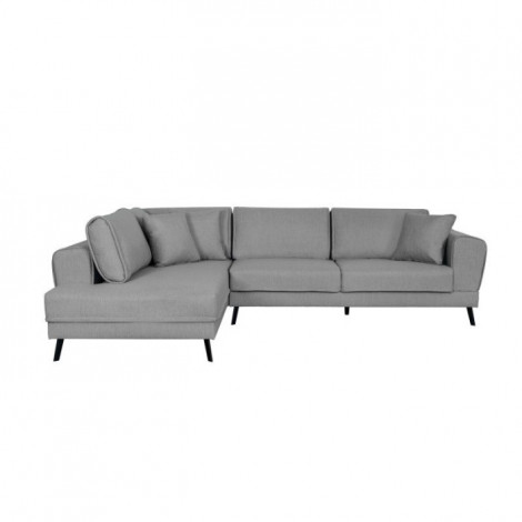 Canapé d'Angle Gauche Convertible "Pinayo" 304cm Gris Clair|Canape|Paris Prix