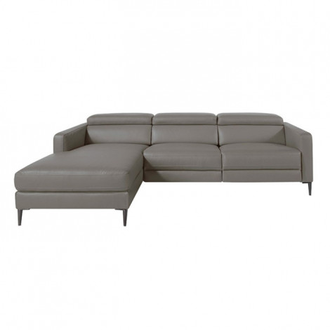Canapé d'Angle Gauche Relax "Dannie" 258cm Gris|Canape|Paris Prix