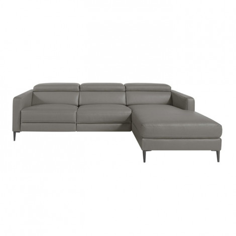 Canapé d'Angle Droit Relax "Dannie" 258cm Gris|Canape|Paris Prix