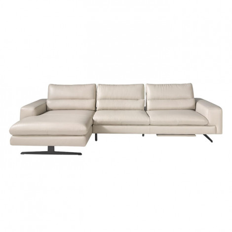 Canapé d'Angle Gauche Relax "Merle" 321cm Taupe|Canape|Paris Prix