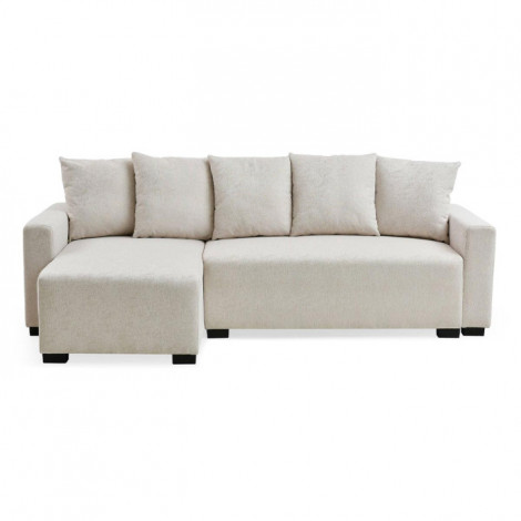 Canapé d'Angle Convertible "Otis" 234cm Beige|Canape|Paris Prix