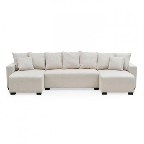 Canapé Panoramique Convertible "Otis" 306cm Beige|Canape|Paris Prix
