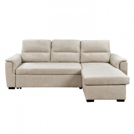 Canapé d'Angle Convertible "Sanford" 239cm Beige|Canape|Paris Prix