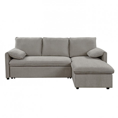 Canapé d'Angle Réversible Convertible "Reggie" 233cm Gris|Canape|Paris Prix