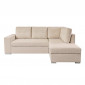 Canapé d'Angle Droit Convertible Tissu "Ares" 246cm Beige|Canape|Paris Prix