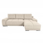 Canapé d'Angle Droit Convertible "Mitchel" 270cm Beige|Canape|Paris Prix