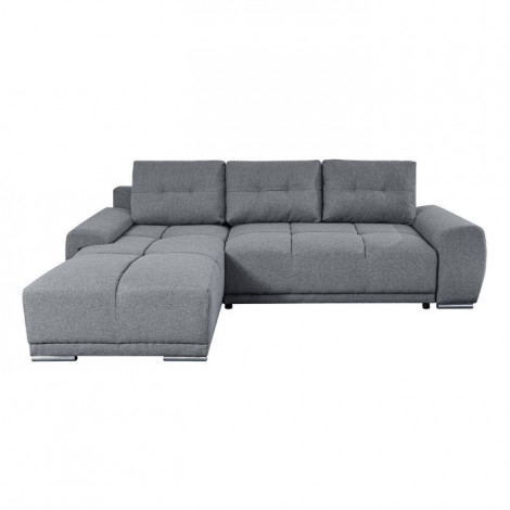 Canapé d'Angle Gauche Convertible "Mitchel" 270cm Gris|Canape|Paris Prix