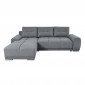 Canapé d'Angle Gauche Convertible "Mitchel" 270cm Gris|Canape|Paris Prix