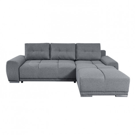 Canapé d'Angle Droit Convertible "Mitchel" 270cm Gris|Canape|Paris Prix