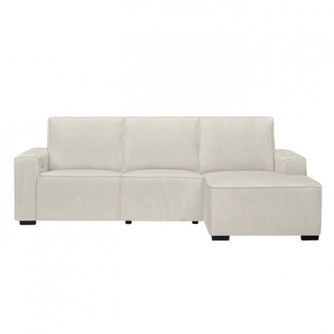 Canapé d'Angle Droit Relax "Carmine" 269cm Beige|Canape|Paris Prix